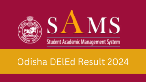 Odisha DElEd Result 2024